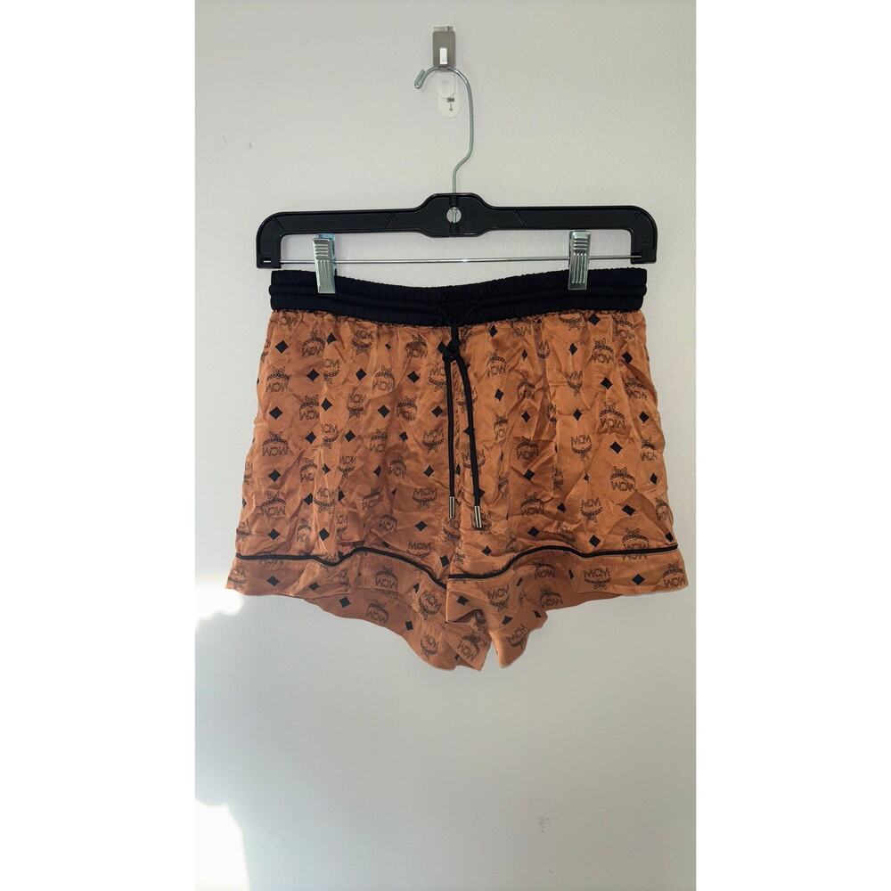 MCM silk ladies pajama shorts Large